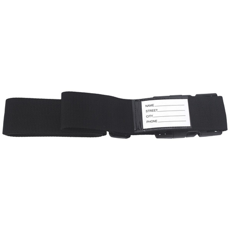 Barbaric Luggage Strap with Padlock, Black (34934)
