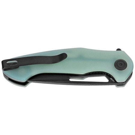 Kubey Dugu Knife Jade G10, Blackwashed 14C28N (KU210K)