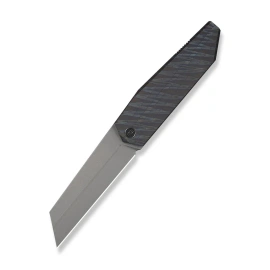 WeKnife Collinear Knife Tiger Stripe Titanium, Gray Stonewashed M390 (WE22034D-3)