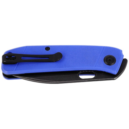 Nóż składany Kubey Hyde Blue G10, Dark Stonewashed 14C28N by Colin Maisonpierre (KU2104E)