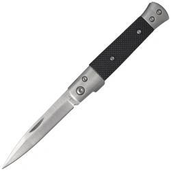 Nóż składany Third Decor Habitat N118B Black Aluminum, Satin 420 (TH-N118B)