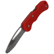 Nóż ratowniczy MAC 697 Rescue Red FRN, Mirror W 1.4034