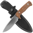 LionSteel Tactical Knife Natural Canvas Micarta, Satin Niolox by Molletta (T5 CVN)