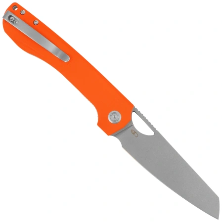 Kubey Elang Knife Orange G10, Beadblasted AUS-10 by Sebastian Irawan (KU365A)