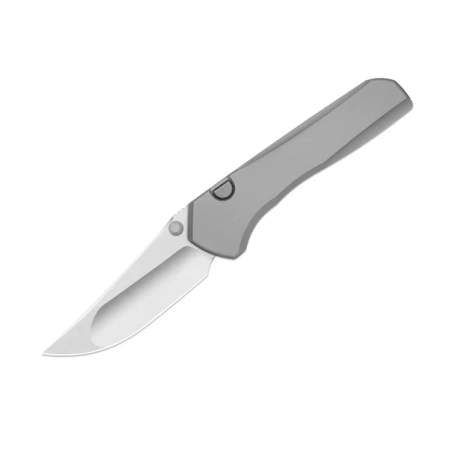 Nóż składany Kizer Astur ZeroS Light Gray Aluminum, Satin MagnaCut by Brian Brown (K3818ZBD2)
