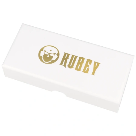 Kubey Mini Wrath Knife White G10, Beadblasted 14C28N (KU262K)