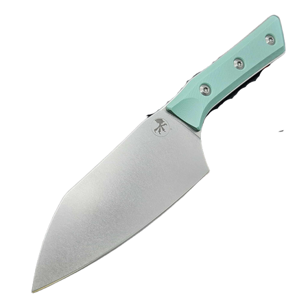 Nóż kuchenny Microtech Santoku Caribbean Blue G10, Stonewashed M390MK (3200-10CA)