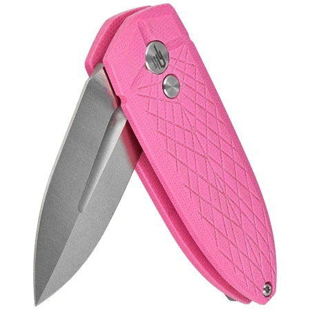 Bestech QUQU Knife Pink G10, Satin 14C28N by Gogo (BG57A-2)