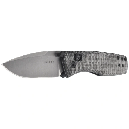 Nóż składany Kizer Aegis Black Norplex UltreX Micarta, Satin AEB-L by Azo (V3774A1)
