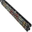 Nóż składany motylek Third Decor Habitat Balisong K3100 3D Poker Skull Print 420, Comb-Style Blade 420 (TH-K3100)