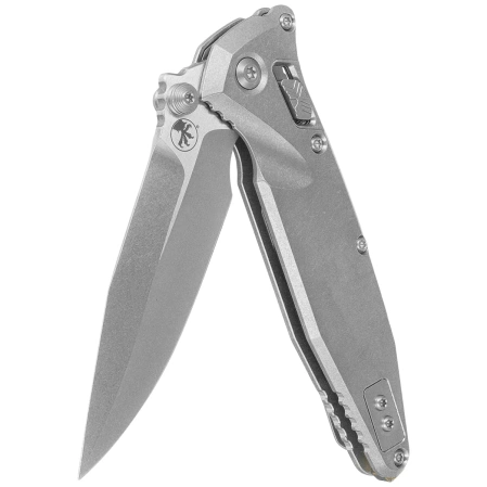 Nóż składany Microtech Socom Ram-Lok S/P-M Marfione Select Slab Side Titanium, Blue HW, Stonewashed M390MK by Tony Marfione (160RLS-10SMS3)
