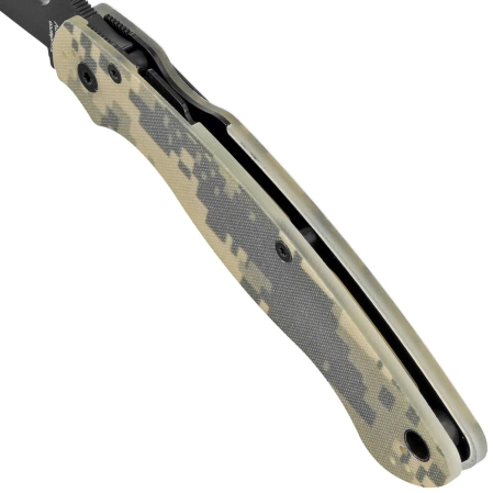 Nóż składany Spyderco Military 2 Digital Camo G10, Black DLC CPM S30V by Sal, Eric Glesser (C36GPCMOBK2)