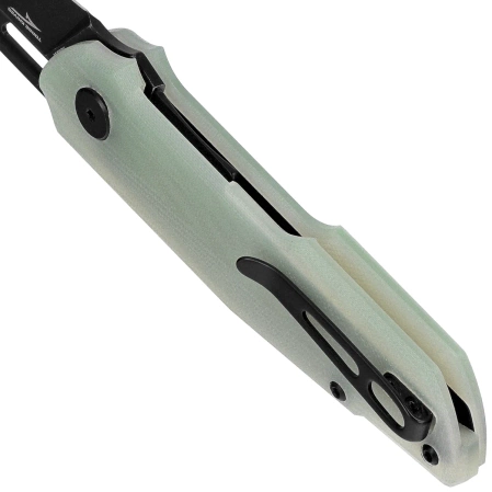 Nóż składany Bestech Toddler Transparent G10, Black PVD Stonewashed 14C28N by Maciej Torbé (BG64F)