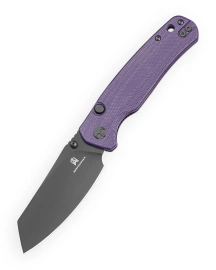 Bestechman Cicada's Wing-TL Knife Purple G10, Black PVD 10Cr15CoMoV (BMK24F)