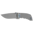 Nóż składany Spartan Blades Harsey Folder 3.25 Gray Titanium, Blue HW, Stonewashed CPM S45VN by William W. Harsey Jr. (SF10SWBL)