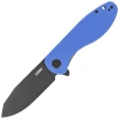 Kubey Knife Master Chief Blue G10, Blackwashed 14C28N by Keanu Alfaro (KU358P)
