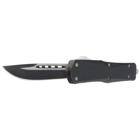 Nóż automatyczny Dulotec OTF Black Aluminium, Two-Tone Finish 3Cr13MoV (K180A)
