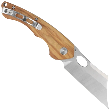 Bestech Knife Skirmish Natural Olivewood, Satin 154CM (BL06B)