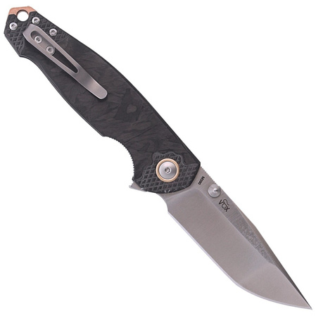 Viper Katla Marbled Carbon Fiber 3D, Satin M390 by Jesper Voxnæs Knife (V5980FCM3D)