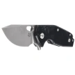 Fox Suru Knife Black Cellulose Acetate, Stonewashed M398 by by Jesper Voxnæs (FX-526LI RB2)