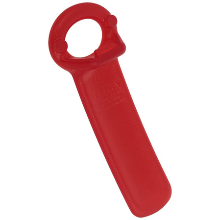 Otwieracz do słoików Brix JarKey, Transparent Red ABS