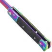 Nóż składany Third Decor Habitat N118W Black Aluminium/Rainbow Steel, Rainbow 420 (TH-N118W)
