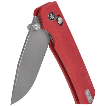 Nóż składany Remette RT-Aurora Red G10, Satin 14C28N (Aura-G4)
