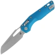 Nóż składany Microtech MSI S/E Blue Slab Side Aluminium, Stonewashed M390MK by Tony Marfione (210-10BL)