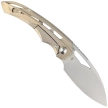 Bestech Fairchild Bronze Titanium, Bead Blast Stonewashed CPM S35VN by Kombou Knife (BT2202A)