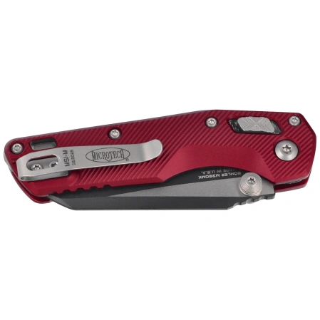 Nóż składany Microtech MSI Ram-Lok Mini S/E Fluted Merlot Aluminium, Black M390MK by Tony Marfione (210M-1FLMR)