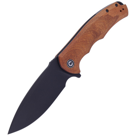 Civivi Knife Praxis Cuibourtia Wood, Black Stonewashed 9Cr18MoV (C803H)