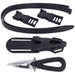 MAC MicroSub Race Diving Knife Black ABS, Mirror W 1.4060