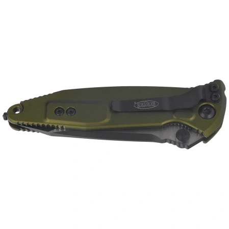 Nóż składany Microtech Socom Elite T/E-M OD Green Aluminium, Black M390MK by Tony Marfione (161-1OD)