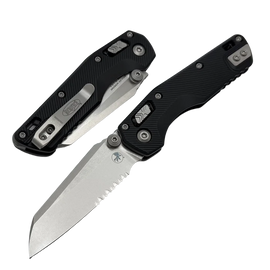 Nóż składany Microtech MSI Ram-Lok Mini S/E Black Fluted Aluminium, Stonewashed P/S M390MK by Tony Marfione (210M-11FL)