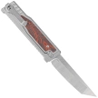 Reate EXO-M Gravity T/E Knife Bead Blasted Titanium/Damascus Red-Black G10, Satin Elmax