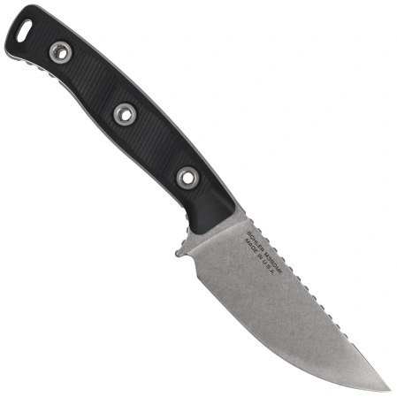 Microtech Akris S/E Knife Black G10, Stonewashed M390MK by Tony Marfione (95-10BK-3)