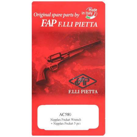 Pietta Nipple Wrench + Nipples for Remington Pocket (AC58)