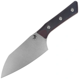 Nóż kuchenny Microtech Santoku 6'' Black Cherry G10, Stonewashed M390MK (3200-10BC)