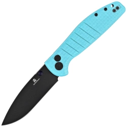 Bestechman Knife Goodboy Blue G10, Grey DLC D2 by Keanu Alfaro (BMK04C)
