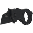 FOX Mini-TA Folding Knife FRN Black, Black Idroglider (FX-536 B)