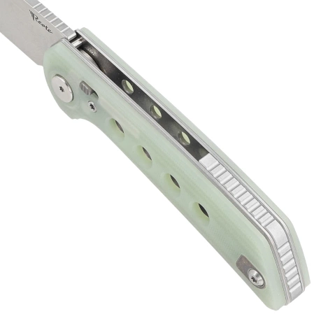 Reate PL-XF-7 Knife Jade G10, Stonewashed Nitro-V