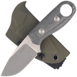 Nóż Kizer Beaver Black Micarta / Orange G10, Stonewashed / Blasted Nitro-V (1078A2)
