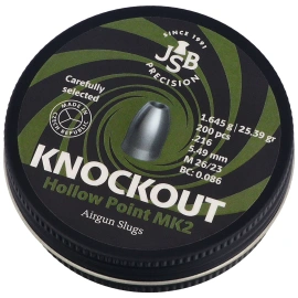 JSB KnockOut Slugs MKII .216 / 5.49 mm, 1.645 g, 200 pcs (546222-200)