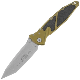Microtech Socom Elite T/E-M Knife OD Green Aluminum, Apocalyptic M390MK by Tony Marfione (161-10APOD)