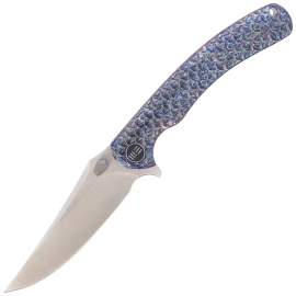 Nóż składany WeKnife Dracarys LE No ???/199 Flamed Titanium, Satin M390 (WE25061B-3)