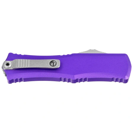Nóż automatyczny OTF Microtech Hera II Mini Bayonet Purple Aluminium, Stonewashed M390MK by Tony and Sean Marfione (1701M-10PU)