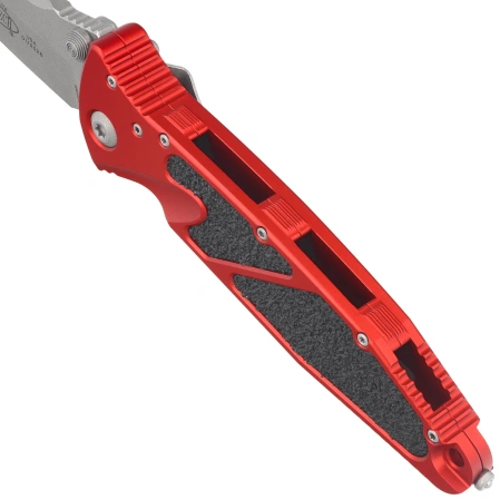 Microtech Socom Elite T/E-M Knife Red Aluminum, Apocalyptic M390MK by Tony Marfione (161-10APRD)