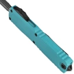 Nóż automatyczny OTF Microtech Ultratech Gen IV D/E Cyan Aluminium, Black M390MK by Tony Marfione (11224-1CN)
