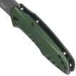 Nóż składany Third Decor Habitat N83V Green Anodized Aluminum, Titanium Gray Coated 420 (TH-N83V)