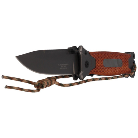 Herbertz CJH Rattan Wood Knife, Titanium Coated 420 (583913 - 10000398)
